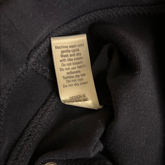 Athleta Blue Barrel Leg Pants, Sz. M - Picture 4 of 7